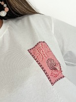 Tee shirt "coquillages" (blanc)