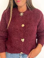 Gilet Tia (bordeaux)