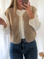 Gilet Zola (taupe)