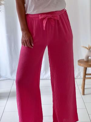 Pantalon Chloé (fuchsia)