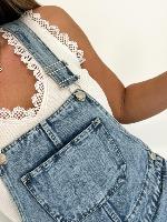 Salopette short Camille
