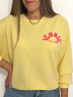 Sweat Iconic (jaune)