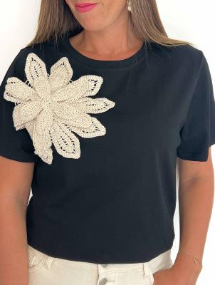 Tee shirt Rosa (noir)