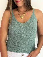Top Manon (vert amande)