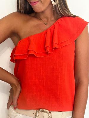  Top One shoulder (corail)