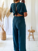 Combi pantalon Clara (bleu canard)