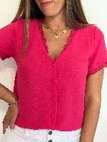 Blouse Coline (fushia)