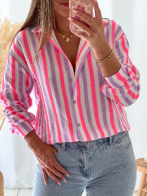 Chemise Estelle (violette)