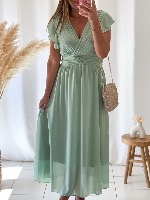 Robe Gabriella (vert d’eau)