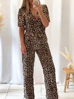 Combi pantalon Carine (léopard)