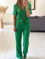 Combi pantalon Carine (Verte)