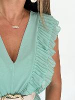 Combi pantalon Giulia (vert d'eau)