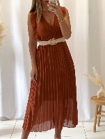 Robe Angèle (terracotta foncé)