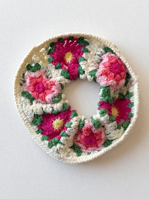 Chouchou crochet 3