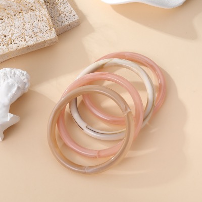 Bracelets joncs Giulia (rose)