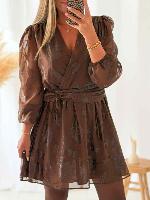 Robe Vincenza chocolat