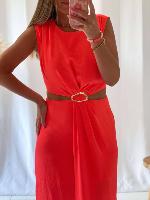 Robe Ornella (corail) 