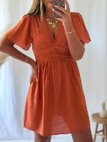 Robe Agnès (brique)