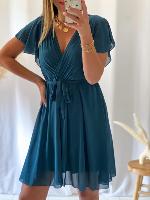 Robe Esmeralda (bleu canard)