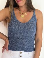 Top Manon (bleu jeans)