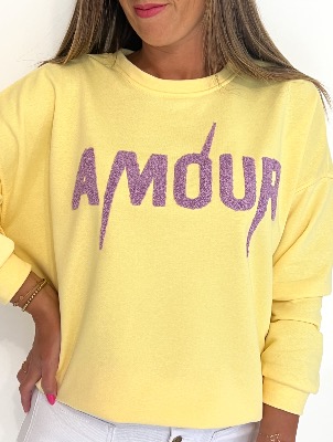 Sweat Léandre (jaune)