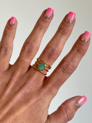 Bague Philippine (verte)