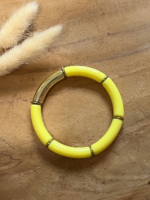 Bracelet Titia (jaune citron)