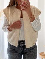Gilet Alba (écru)