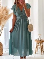 Robe Gabriella (vert céladon)