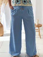 Pantalon Mathys (bleu)
