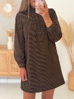 Robe Anouck (chocolat)