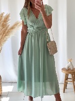 Robe Gabriella (vert d’eau)