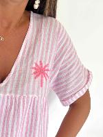 Blouse Célia (rose bébé)
