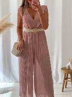 Combi pantalon Giulia (rose)