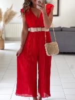 Combi pantalon Giulia (rouge)