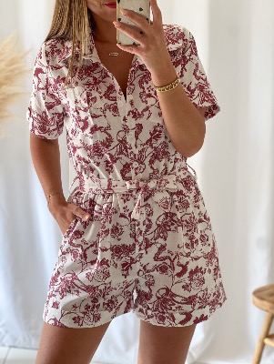 Combishort Emy (bordeaux)