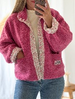 Veste réversible Adriana (rose)