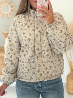 Veste réversible Adriana (beige)  