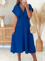 Robe Amalya (bleu roi)