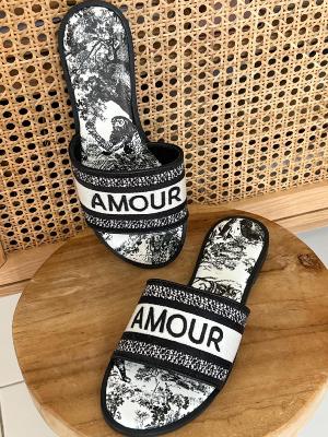 Mules Amour (noires)