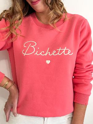 Sweat "Bichette" (corail)