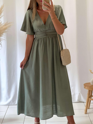 Robe Tiphaine (Kaki)