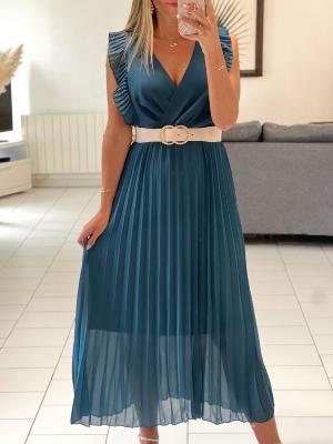Robe Angèle (Bleu canard)