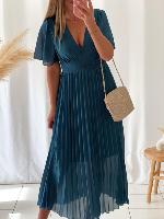 Robe July (bleu canard)