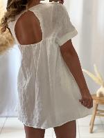 Robe combi Soraya (blanc)