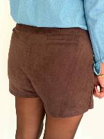 Jupe short Betty (chocolat)
