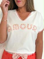 Tee shirt Aurore (corail)
