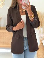 Veste blazer Margaux (chocolat)