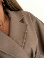 Manteau/cape Estelle (taupe)