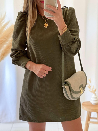 Robe Gladys (kaki)